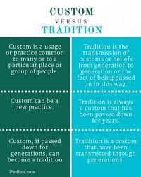 traditions and customs