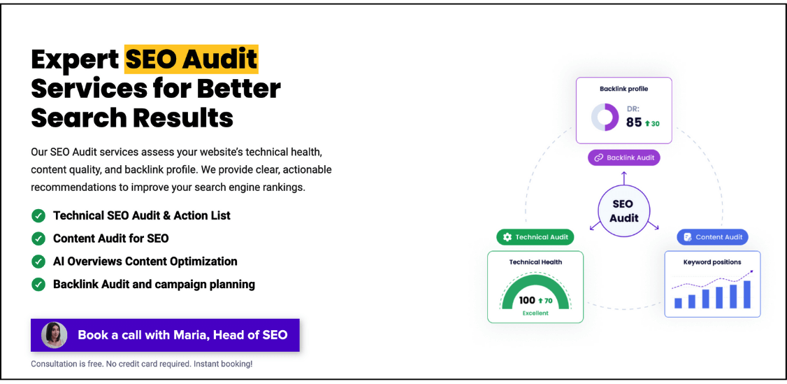 seo audit services consultation services