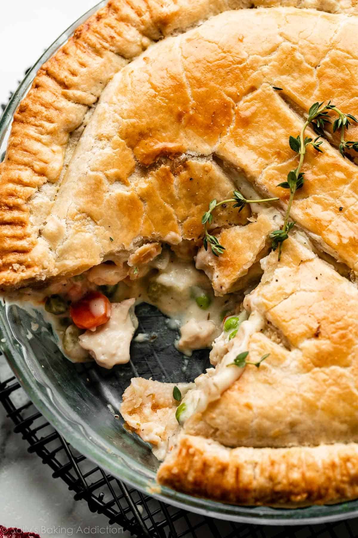 homemade chicken pot pie